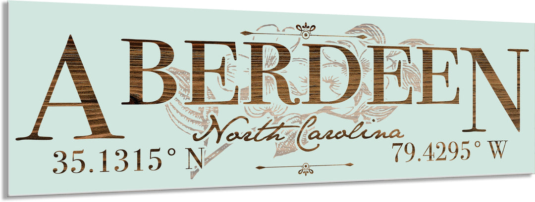 FP1371 - Aberdeen Dogwood, NC Engraved Stick (Standard)