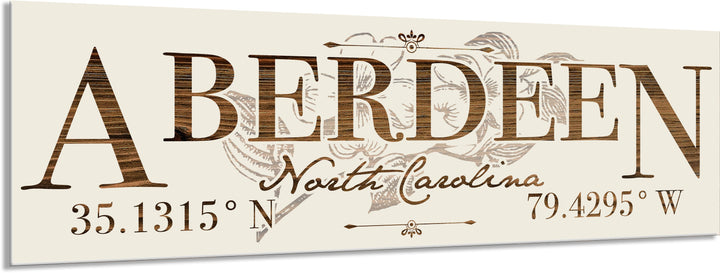 FP1371 - Aberdeen Dogwood, NC Engraved Stick (Standard)