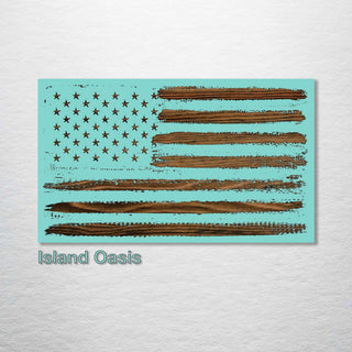 American Flag (inverted) - Fire & Pine
