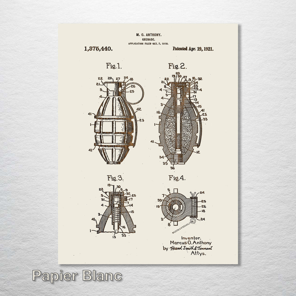 Anthony Grenade 1921 - Fire & Pine