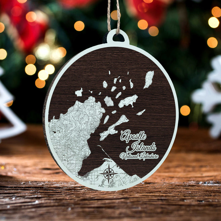 FP0764 - Apostle Islands, WI Engraved Ornament (Standard)