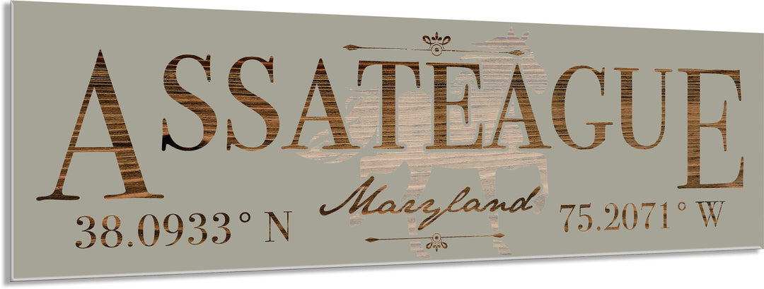 FP1263 - Assateague, MD Engraved Stick (Standard)