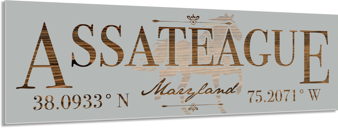 FP1263 - Assateague, MD Engraved Stick (Standard)