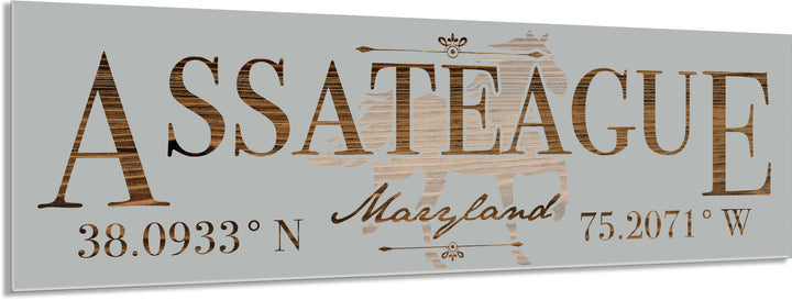 FP1263 - Assateague, MD Engraved Stick (Standard)