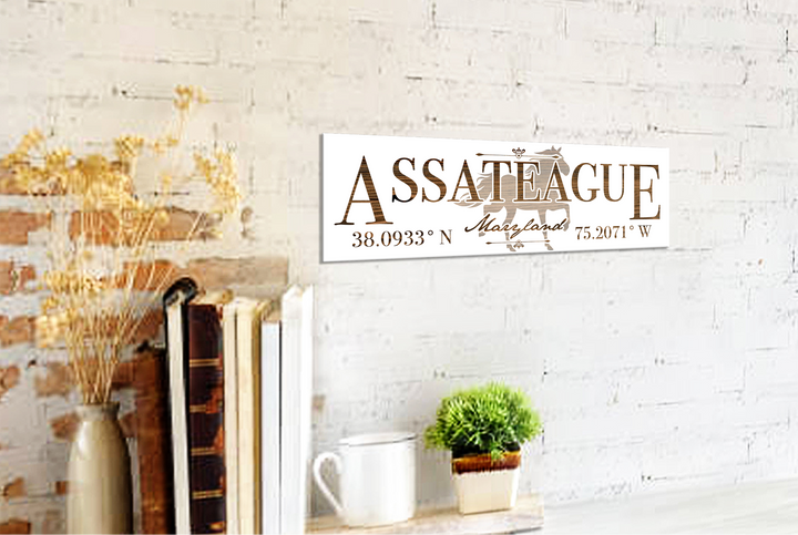 FP1263 - Assateague, MD Engraved Stick (Standard)