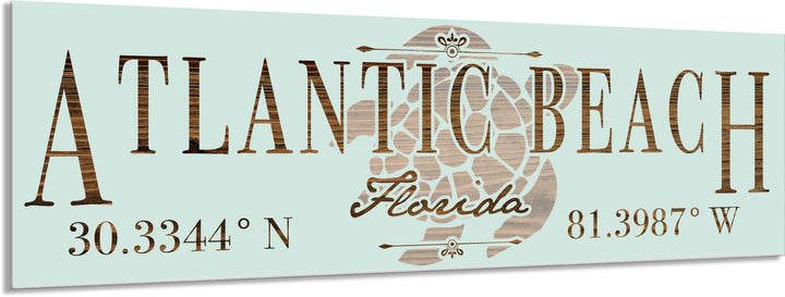 FP1717 - Atlantic Beach, FL Engraved Stick (Silver)