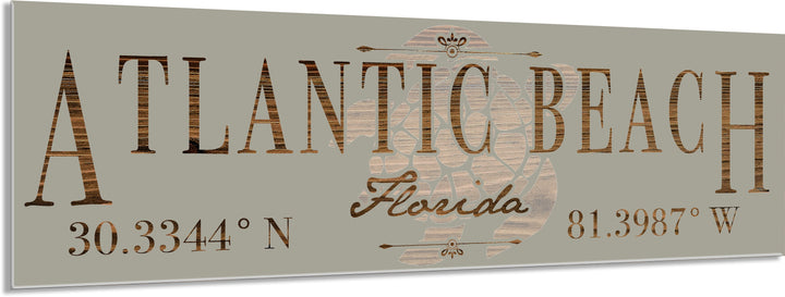 FP1717 - Atlantic Beach, FL Engraved Stick (Silver)
