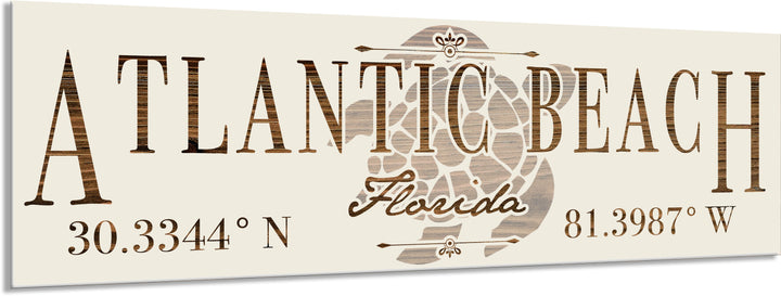 FP1717 - Atlantic Beach, FL Engraved Stick (Silver)