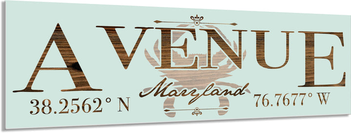 FP1354 - Avenue, MD Engraved Stick (Bronze)