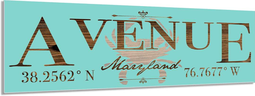 FP1354 - Avenue, MD Engraved Stick (Bronze)