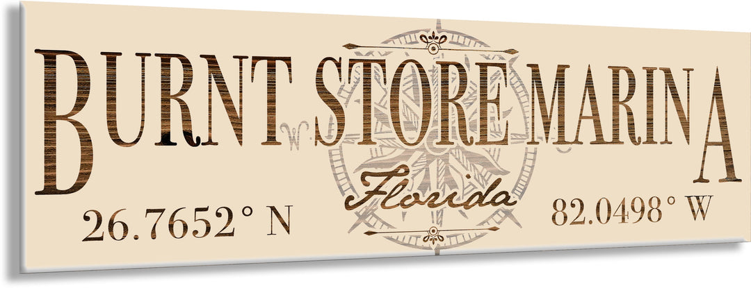 FP1661 - Burnt Store Marina, FL Engraved Stick (Standard)