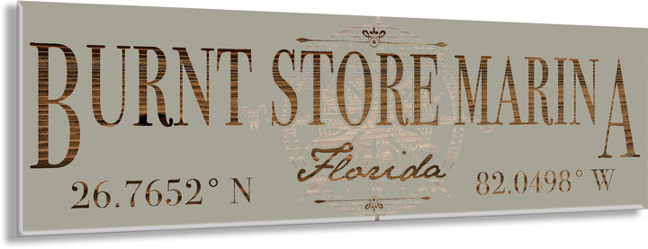 FP1661 - Burnt Store Marina, FL Engraved Stick (Standard)