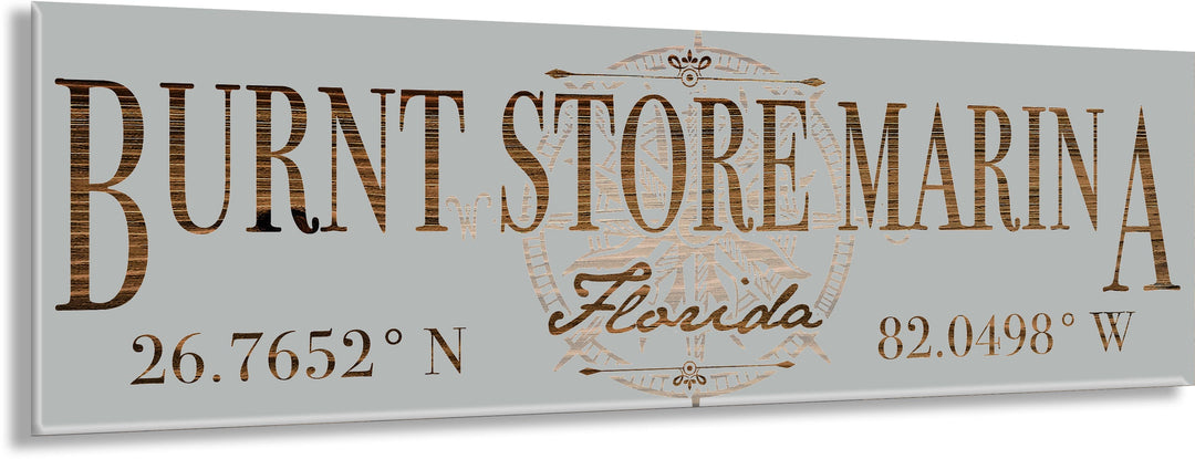 FP1661 - Burnt Store Marina, FL Engraved Stick (Standard)