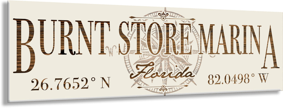 FP1661 - Burnt Store Marina, FL Engraved Stick (Standard)