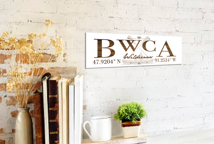 FP0932 - BWCA Wilderness, Minnesota Engraved Stick (Standard)