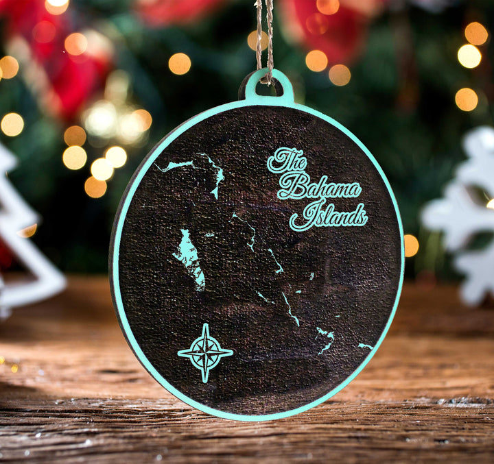 FP1010 - Bahamas Islands Engraved Ornament (Standard)