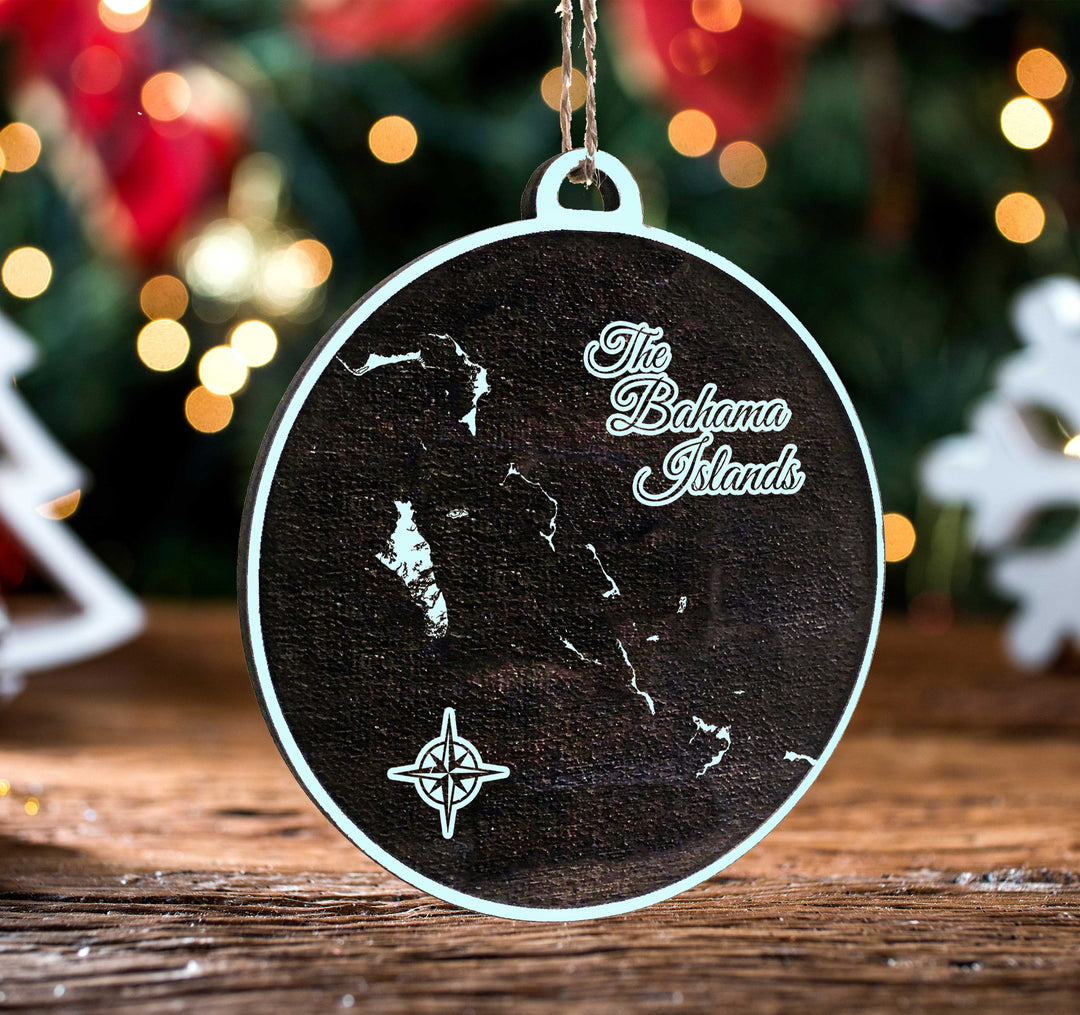 FP1010 - Bahamas Islands Engraved Ornament (Standard)