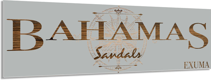 FP0699 - Bahamas Sandals, Exuma Engraved Stick (Bronze)