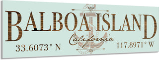 FP1829 - Balboa Island Anchor Engraved Stick (Standard)