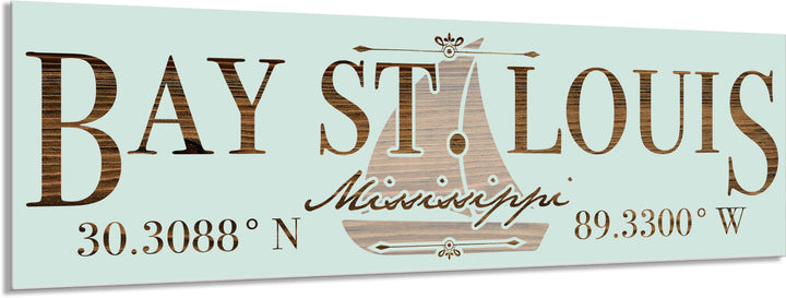 FP1234 - Bay St. Louis, MS Engraved Stick (Standard)