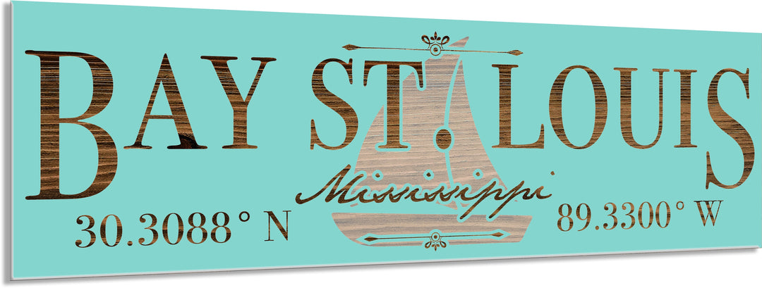 FP1234 - Bay St. Louis, MS Engraved Stick (Standard)