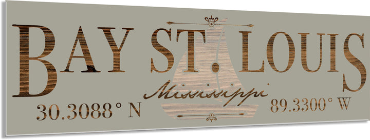 FP1234 - Bay St. Louis, MS Engraved Stick (Standard)