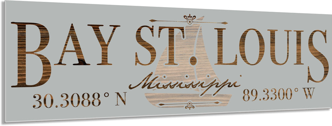 FP1234 - Bay St. Louis, MS Engraved Stick (Standard)