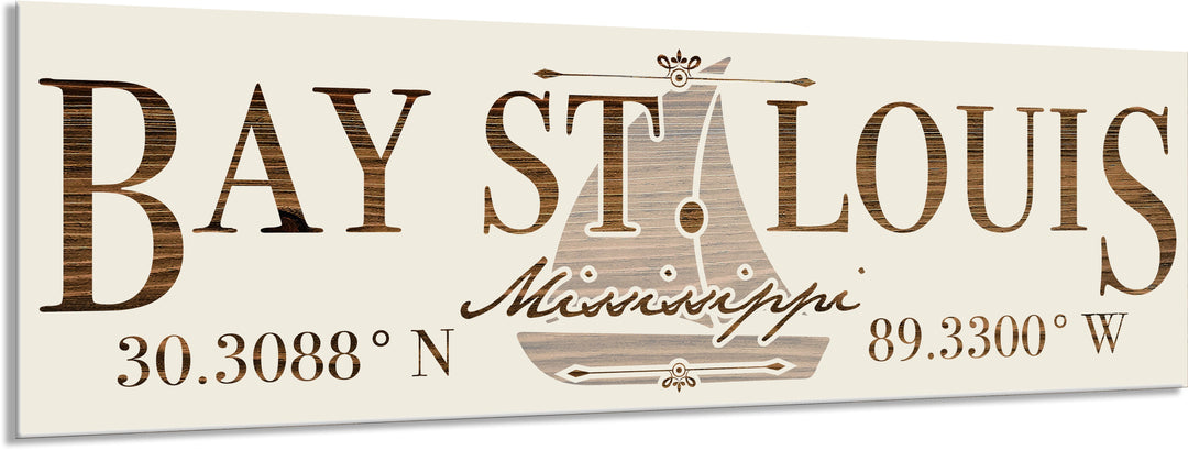 FP1234 - Bay St. Louis, MS Engraved Stick (Standard)