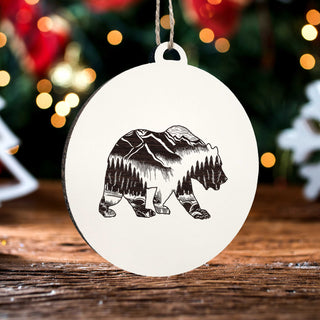 Bear Abstract Ornament