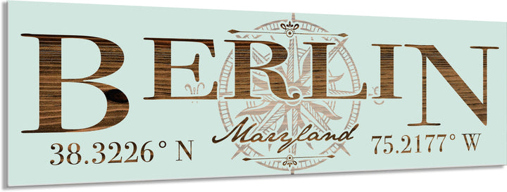 FP1263 - Berlin, MD Engraved Stick (Standard)