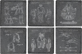 Exclusive - Star Wars Slate SQ Coaster Set
