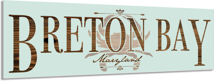 FP1354 - Breton Bay, MD Engraved Stick (Bronze)