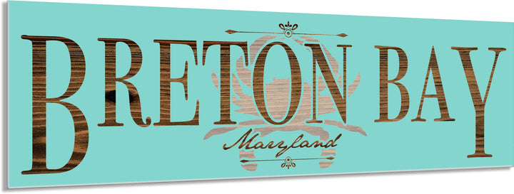 FP1354 - Breton Bay, MD Engraved Stick (Bronze)