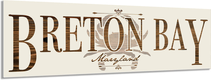 FP1354 - Breton Bay, MD Engraved Stick (Bronze)