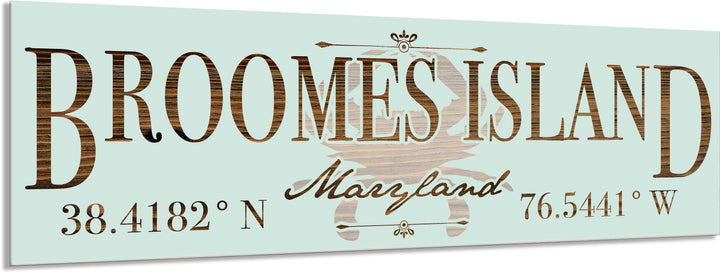 FP1354 - Broomes Island, MD Engraved Stick (Bronze)