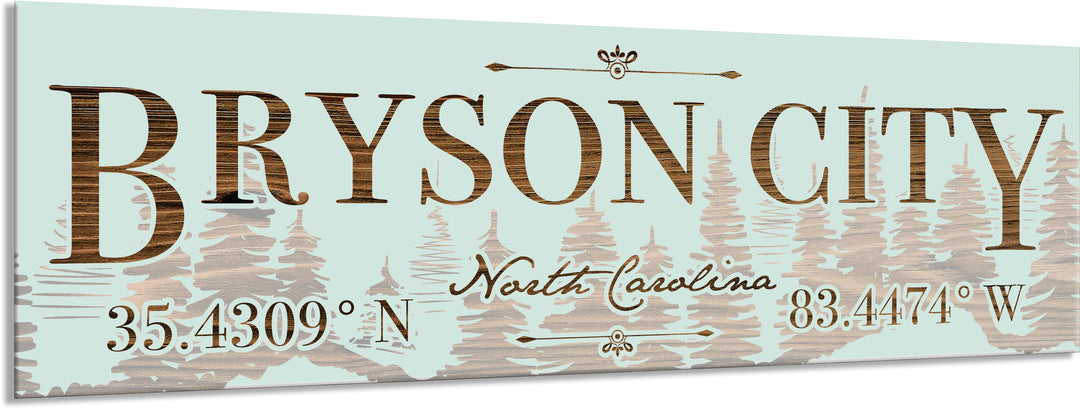 FP1860 - Bryson City, NC Engraved Stick (Bronze)