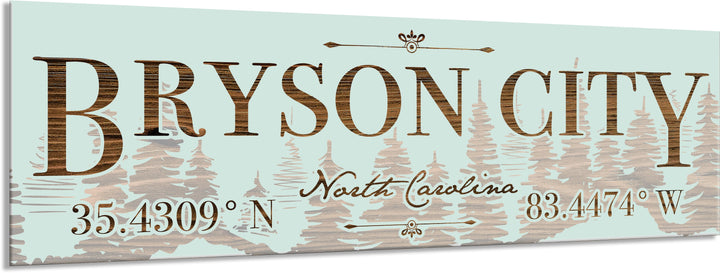 FP1860 - Bryson City, NC Engraved Stick (Bronze)