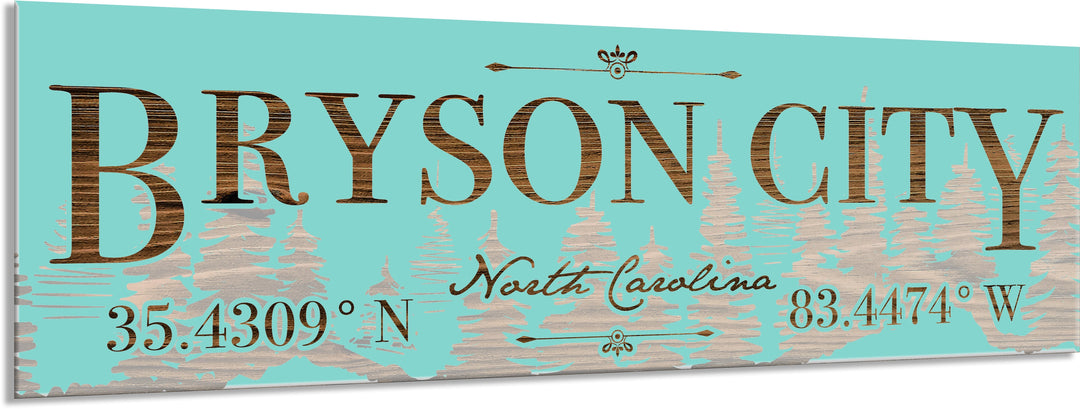 FP1860 - Bryson City, NC Engraved Stick (Bronze)