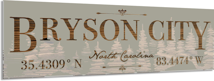 FP1860 - Bryson City, NC Engraved Stick (Bronze)
