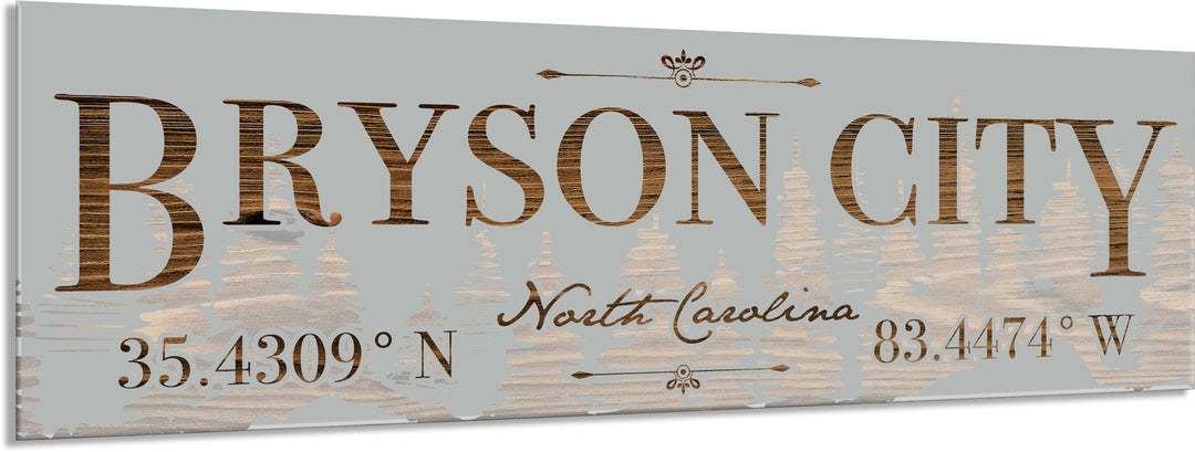 FP1860 - Bryson City, NC Engraved Stick (Bronze)
