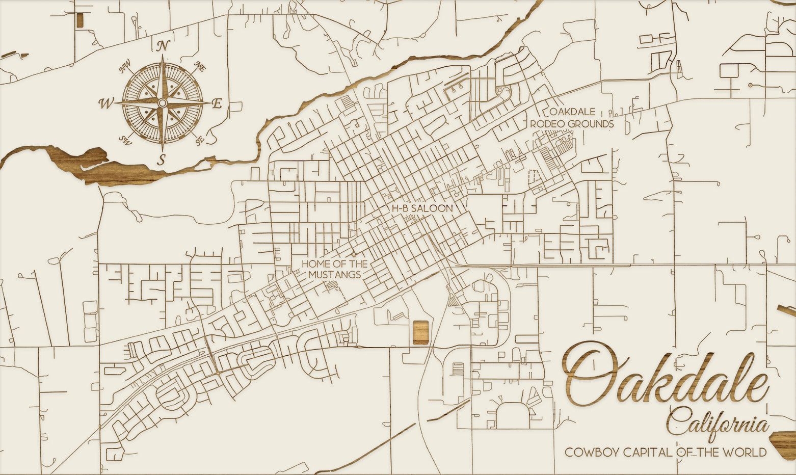 FP2042 Oakdale CA Engraved Map Standard CA609 Oakdale 0000 PapierBlanc 60b567a9 Eab8 43aa Bd90 1800x1800 