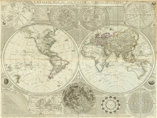 A General Map of the World 1787, Printed Patent (Standard)