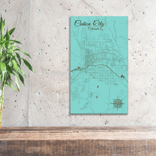 Cañon City, Colorado Street Map