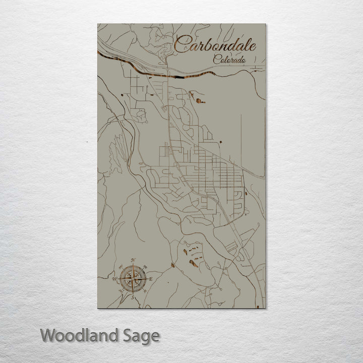 Carbondale, Colorado Street Map