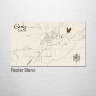 Cortez, Colorado Street Map