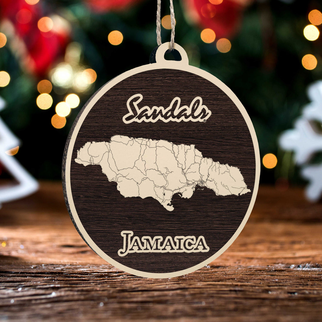 FP0699 - Sandals Jamaica Engraved Ornament (Bronze)