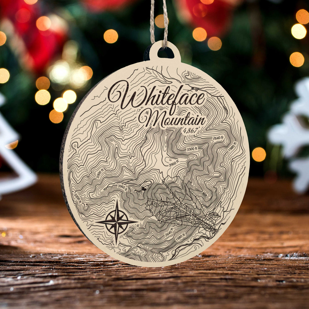 FP1112 - Whiteface Mtn, NY Engraved Ornament (Silver)