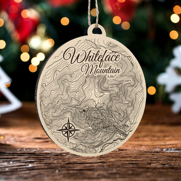 FP1112 - Whiteface Mtn, NY Engraved Ornament (Silver)