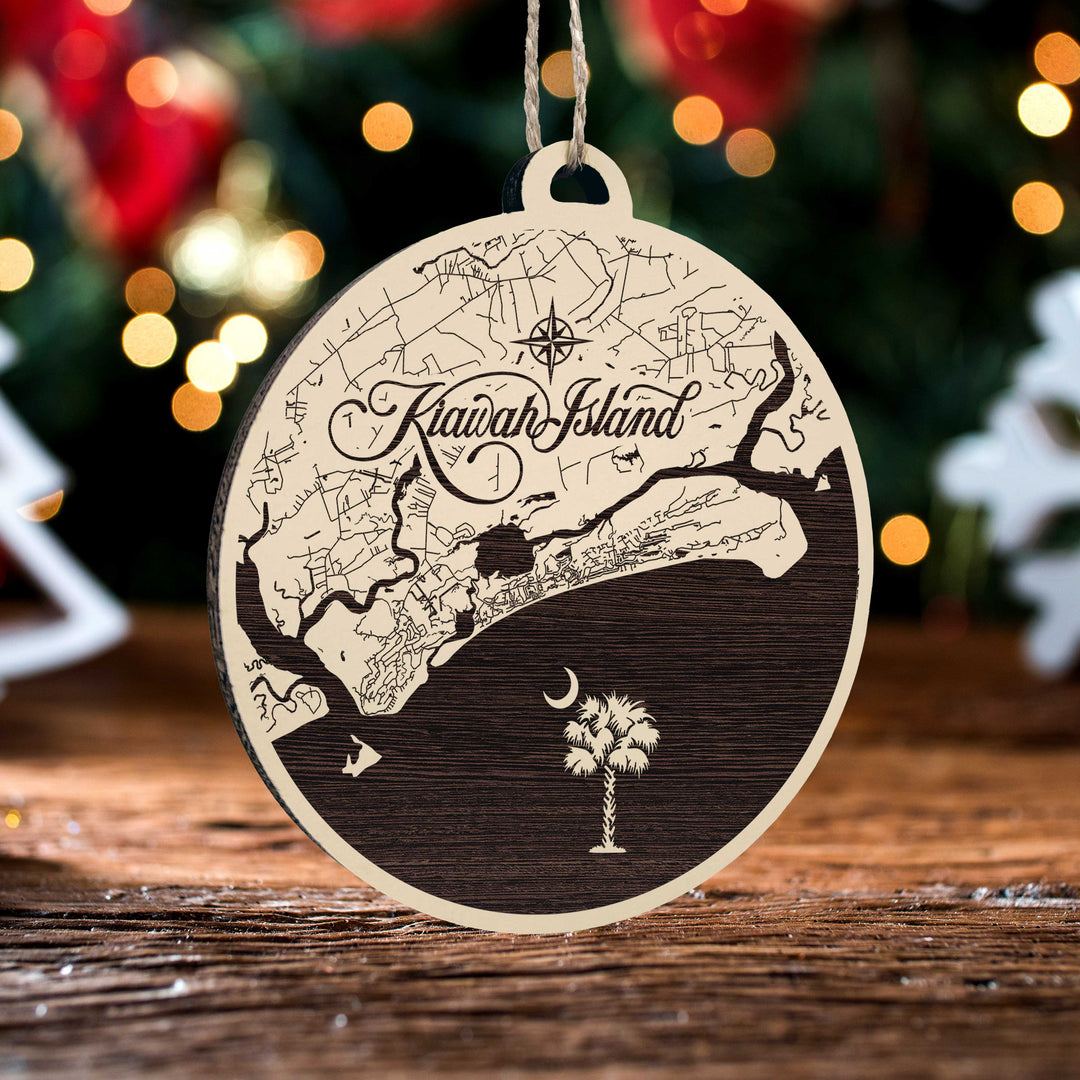 FP0736 - Kiawah Island, SC Engraved Ornament (Bronze)