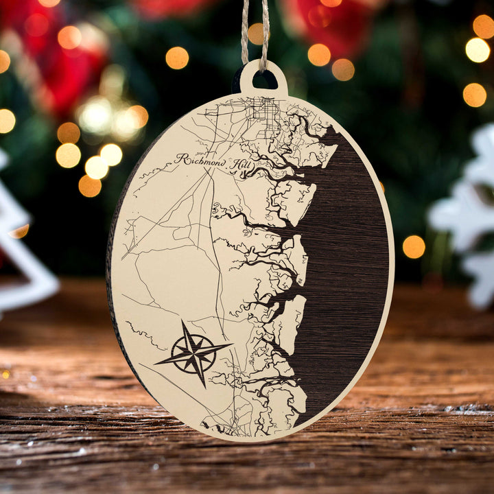 FP0488 - Richmond Hill, GA Engraved Ornament (Bronze)